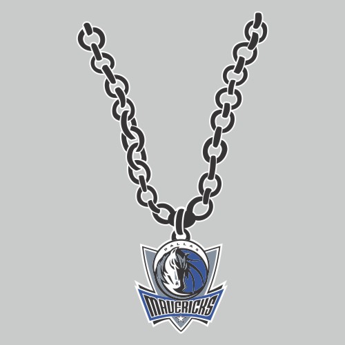 Dallas Mavericks Necklace logo vinyl decal